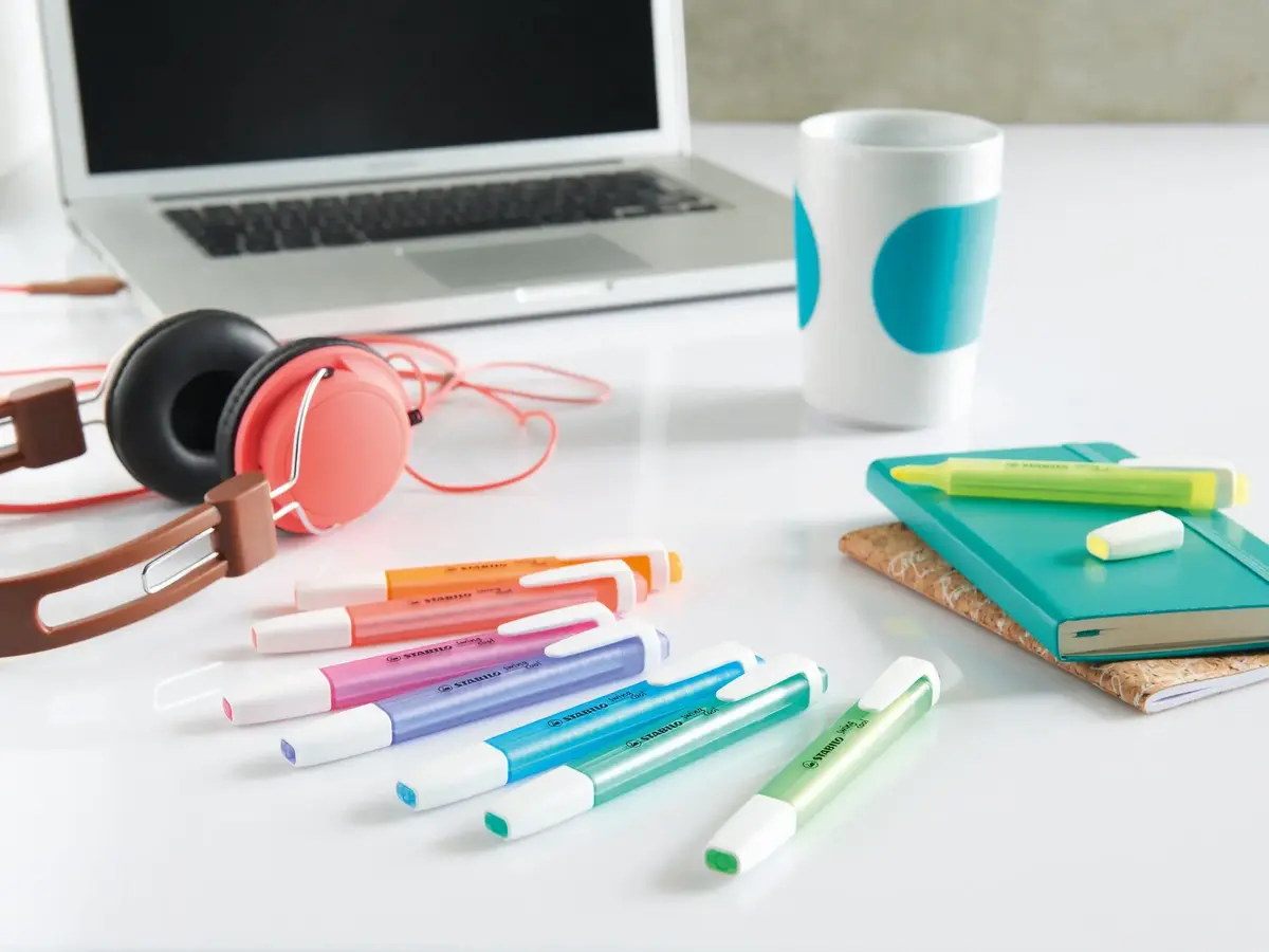 Маркёр Stabilo swing cool Pastel — розовый, скошенный наконечник Photo 6