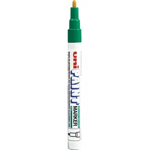 Eļļas marķieris uni mitsubishi pencil PX21 zaļš — modelis PX21Z, eļļas tinti, viena krāsa