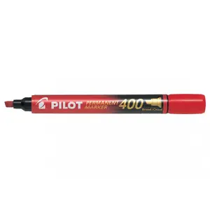 Перманентный маркер PILOT 400 — красный, линия 4 мм, 1 шт.