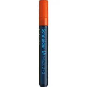 Marker Schneider Electric Maxx 270 — orange ink, medium point, xylene- and toluene-free