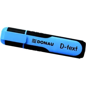 Marķieris Donau D-Text zils 14K122C — ūdens bāzes tinte, slīpais uzgalis