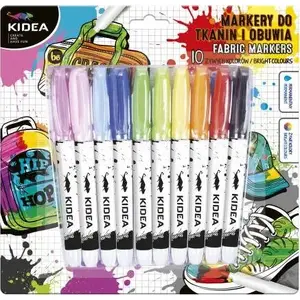 Fabric and Shoe Markers Derform MARKER DO TKANIN I OBUWIA 10KOL KIDEA B/C