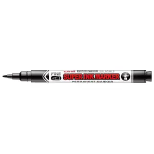 Pastāvīgais marķieris No name Uni-Ball Super Ink PNA-125, smalks gals, melns, 1 gab., 1 mm