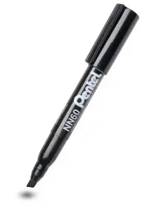 Pastāvīgais marķieris Pentel NN60-AO, melns, 2 mm uzgalis, 1 gab.