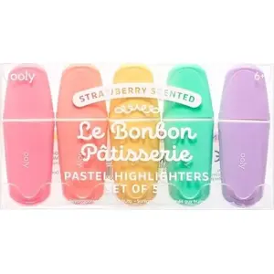Aromatizētu pasteļtoņu marķieru komplekts Kolorowe Baloniki Le BonBon Patis, 5 krāsas