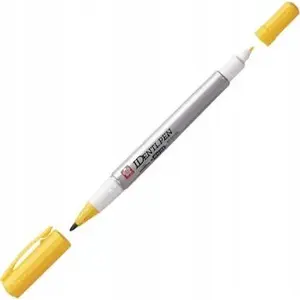 Маркер BRUYNZEEL SAKURA Sakura Identi Pen Dual Marker 3 — желтый, двусторонний идентификационный маркер