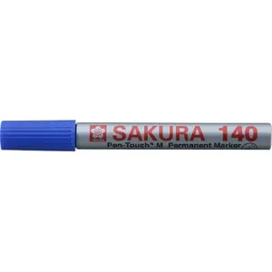 Марķieris Sakura Marker Pen-Touch 140 zils — pastāvīgais krāsu marķieris, apaļš galu