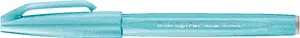 Felt-tip Brush Pen PENTEL Brush Sign Fine Light Blue — Fine tip, 1 piece