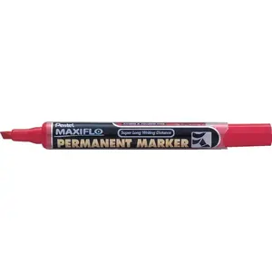 Permanent marker No name NFL60/B — red, fine point, alcohol-based ink
