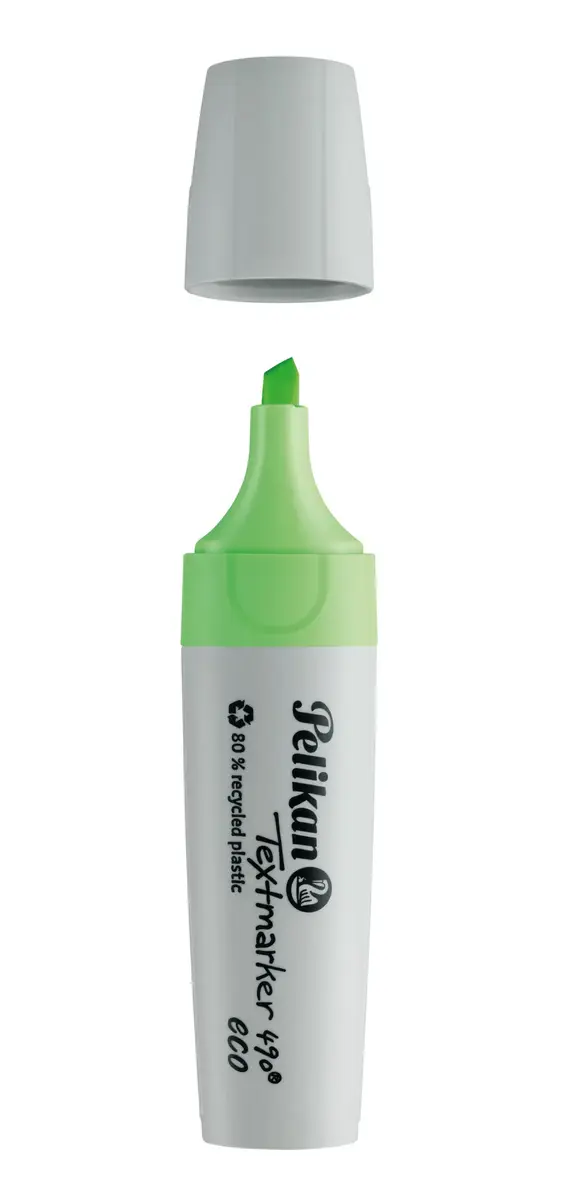 Маркер TEKA Pelikan Textmarker 490 eco, зелёный Photo 3
