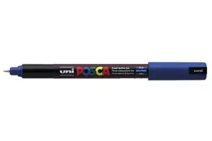 Марķieris POSCA uni PC-1MR, apaļais uzgalis 1,0 mm, zils, 1 gab.