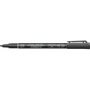 Marker Rystor Foliopis FB-1.3-2.5mm black — tip 1.3–2.5 mm, permanent