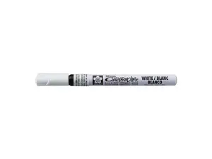 Marķieris BRUYNZEEL SAKURA Pen-touch White, balts tints, 137 mm garums, 1 gab.