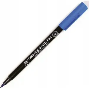 Marķeris BRUYNZEEL SAKURA Sakura Koi Color Brush Marker 25 Cerulean Blue — otu galerijas marķieris ilustrācijām un burtu rakstam