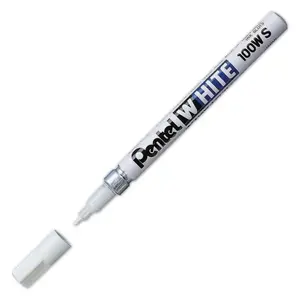 Krāsošanas marķieris Pentel X100WS — balts, vienkrāsains krāsošanas marķieris
