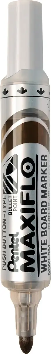PENTEL MWL5M-E marker — bullet tip, brown Photo 2