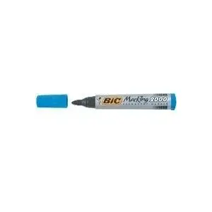 Pastāvīgais marķieris BIC Marking 2000 Apaļš galu zils, komplekts 12 gab. — pastāvīgais marķieris, apaļš gals