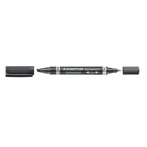 Pastāvīgais marķieris Staedtler 348 B — melns galu 0,6 mm, melni-balts korpuss