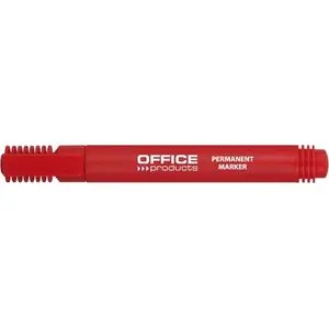 Pastāvīgais marķieris Office Products slīpais gals 1–3 mm, sarkans