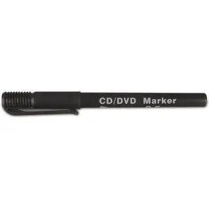 Donau marķieris CD/DVD, melns, gals 0.3–0.4 mm