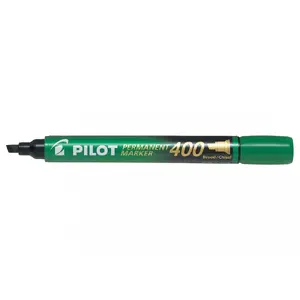 Маркер PILOT Permanent Marker 400 — зелёный наконечник, линия 4 мм, 1 шт.