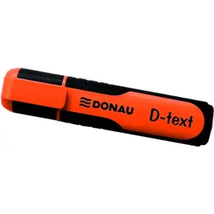 Marķieris Donau D-Text 14K122B — sarkans, slīpais galu