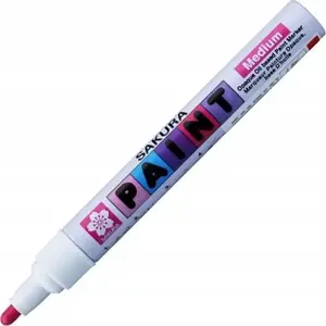 Марķieris BRUYNZEEL SAKURA Paint Marker Oil 2,0 mm Medium 19 Red, eļļas krāsa