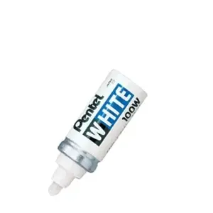 Marķieris White No name Pentel White marker, sudraba krāsa, viena galu marķieris rakstīšanai un zīmēšanai