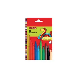 Марķieri HERLITZ 08649139 daudzkrāsaini, komplekts 10 gab., 2 mm pads