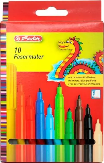 HERLITZ marķieri 08649139, 10 gab. Photo 3