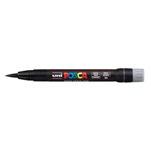 Marķieris Uni POSCA PCF-350 — melns, vienkrāsains ūdens bāzes krāsu marķieris, 1 gab.