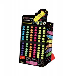 Tekstmarkeru komplekts Keyroad KR973101/72, 72 gab., fluoriscentas krāsas, displeja kaste