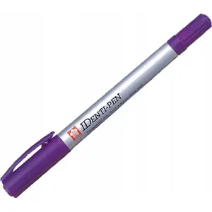 BRUYNZEEL SAKURA Двухсторонний маркер Sakura Identi Pen 24 Purple, набор