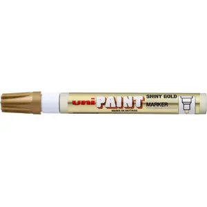 Масляный маркер uni mitsubishi pencil PX-20, металлический золотой