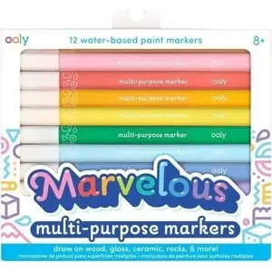 Ooly eļļas marķieri Marvelous — priekš dažādām virsmām, komplekts Ooly (MPN 491471)