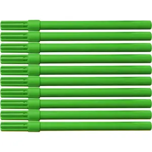 Marķieri office products komplekts, modelis 17261112-02, 10 gab., zaļš, uz ūdens bāzes