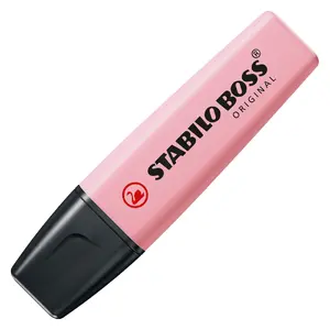 Marker Stabilo Boss Original Pastel chisel tip Pink — 1 pc