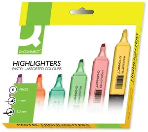 Marķieris Q-Connect KF17963 — melns, slīpais gals, pastāvīgs