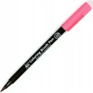 Marķieris BRUYNZEEL SAKURA Sakura Koi Color Brush Marker 107 Salmon Pink – otu galiņš, spirta bāzes tinte