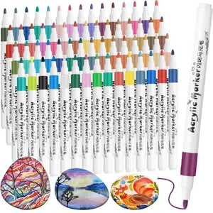 Marker set Extralink EX.97546 — 60 pcs, assorted colours, bullet tip, recommended age 3+