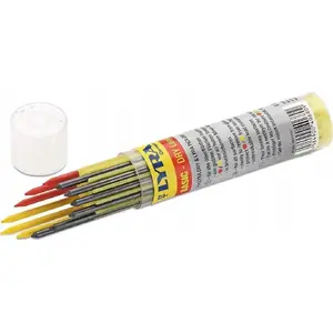 Lyra uzpildes komplekts LY499401 — 6 grafīta, 3 dzeltenas, 3 sarkanas kapsulas priekš Lyra DryBasic marķieriem