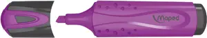 Marķieris Maped Textmarker Fluo Peps violets — tekstasvītrotājs, viena krāsa (742531)