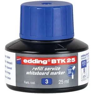 Pildījums marķierim Edding BTK-25 zils 25 ml, tintes pildījums