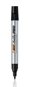 Marker pens BIC 964800, pack of 12, black ink, black barrel, box