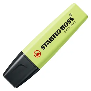Маркер Stabilo Boss Original Pastel Lime — 1 шт., скошенный наконечник