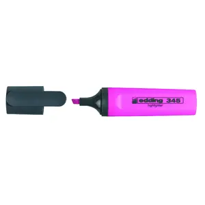 Текстовыделитель Edding 345 — розовый, набор 10 шт.