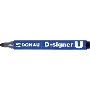 Pastāvīgais marķieris Donau D-Signer U apaļš galu 2–4 mm līnija, melns
