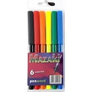 Markers ProNice 6 colors — set of 6 colored markers for writing and drawing