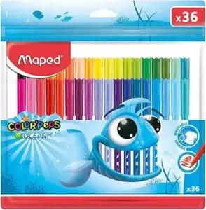 Маркерi Maped Colorpeps Ocean komplekts — 36 krāsas