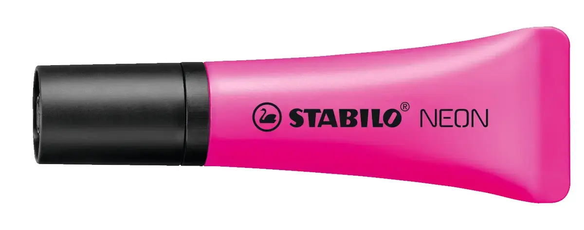 Stabilo Neon marķieri 4 gab. — šķeļveida uzgalis Photo 3